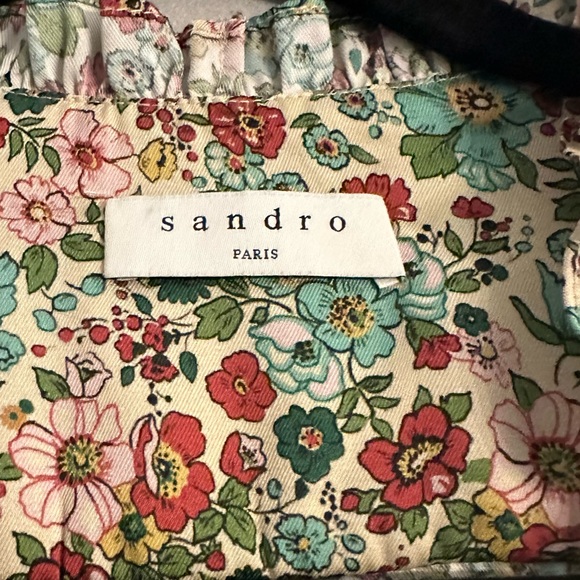 Sandro Fee for the Future Floral Dress Size 2 - Picture 6 of 11